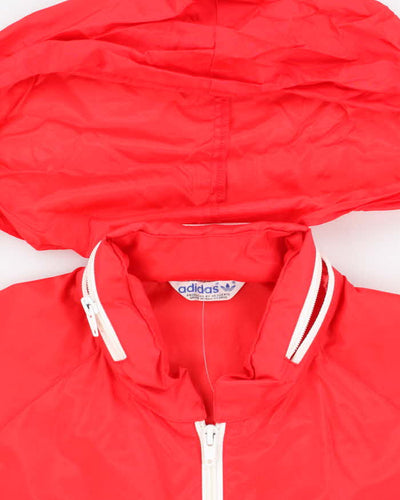 Vintage Adidas Red Windbreaker - L