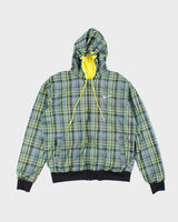 Vintage 2000s Nike Checked Reversible Waterproof Jacket - L