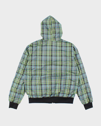 Vintage 2000s Nike Checked Reversible Waterproof Jacket - L