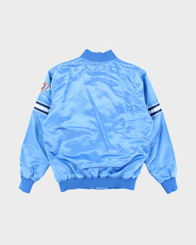 Vintage Starter Oklahoma City Thunder Satin Bomber Jacket  - L