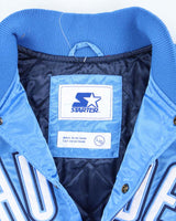Vintage Starter Oklahoma City Thunder Satin Bomber Jacket  - L