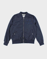 Vintage Guess Satin Bomber Jacket  - XL