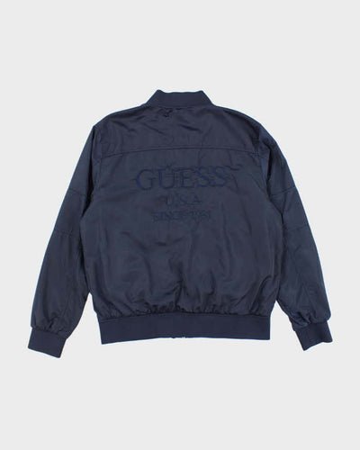 Vintage Guess Satin Bomber Jacket  - XL