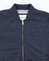 Vintage Guess Satin Bomber Jacket  - XL