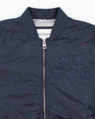 Vintage Guess Satin Bomber Jacket  - XL