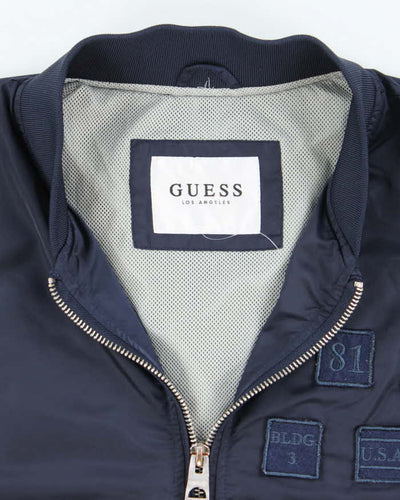 Vintage Guess Satin Bomber Jacket  - XL