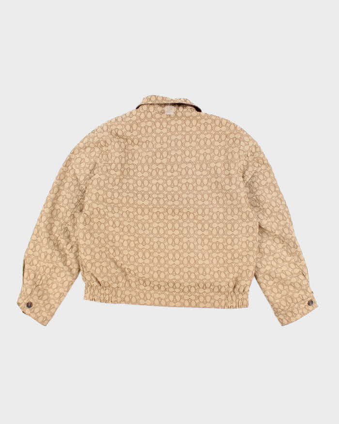Vintage Coach Monogram Reversible Jacket  - M