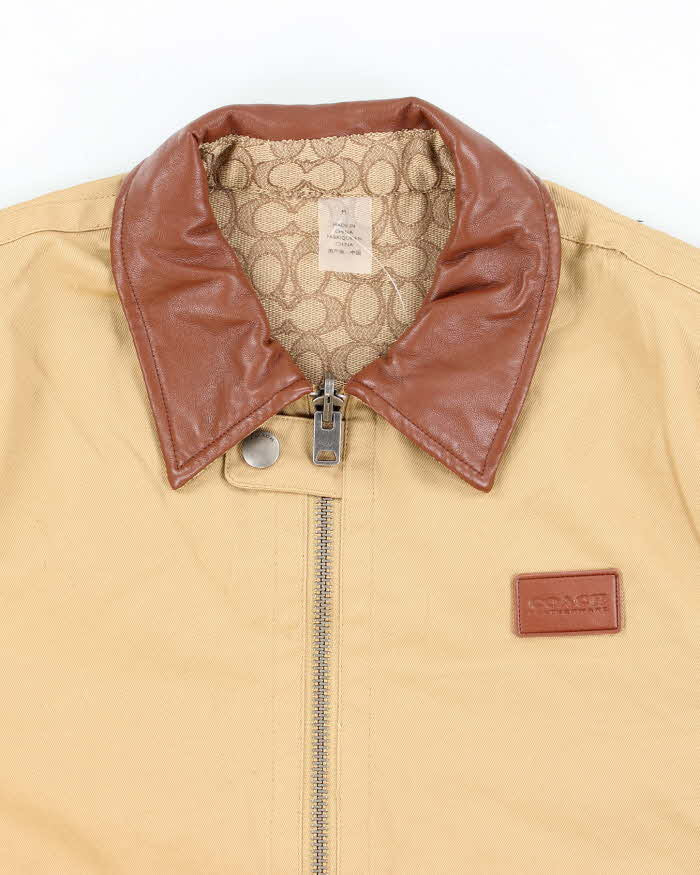 Vintage Coach Monogram Reversible Jacket  - M
