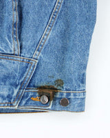 Vintage 90's Planet Hollywood Heavyweight Embroidered Denim Jacket - L