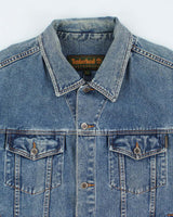 Vintage 2000's Timberland Heavyweight Dark Wash Denim Jacket - L