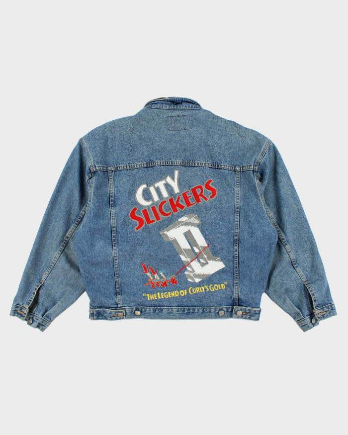 Vintage Roots City Slickers 2 Embroidered Denim Jacket - XL