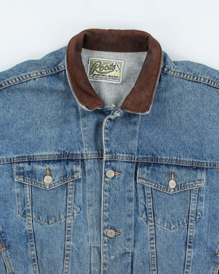 Vintage Roots City Slickers 2 Embroidered Denim Jacket - XL