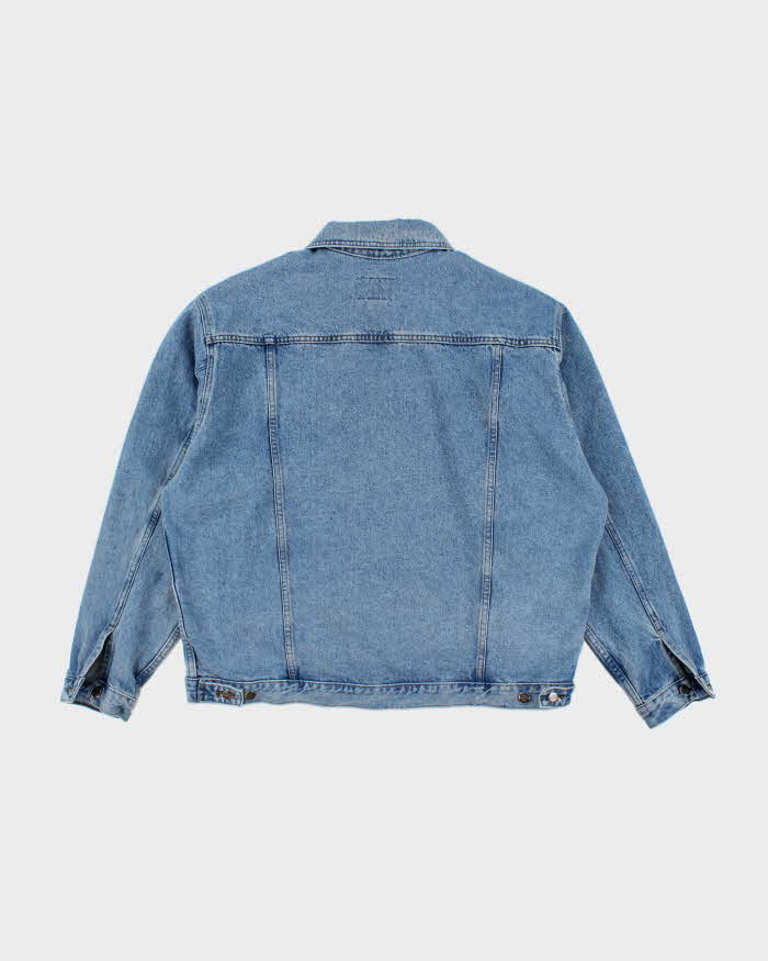 Vintage 90's Harley Davidson Oversized Medium Wash Denim Jacket - XL