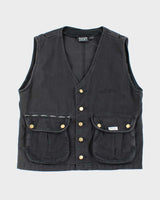 Vintage Y2K DKNY Embroidered Logo Gilet - L