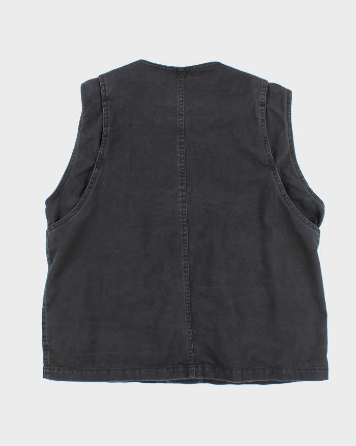 Vintage Y2K DKNY Embroidered Logo Gilet - L