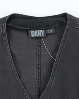 Vintage Y2K DKNY Embroidered Logo Gilet - L