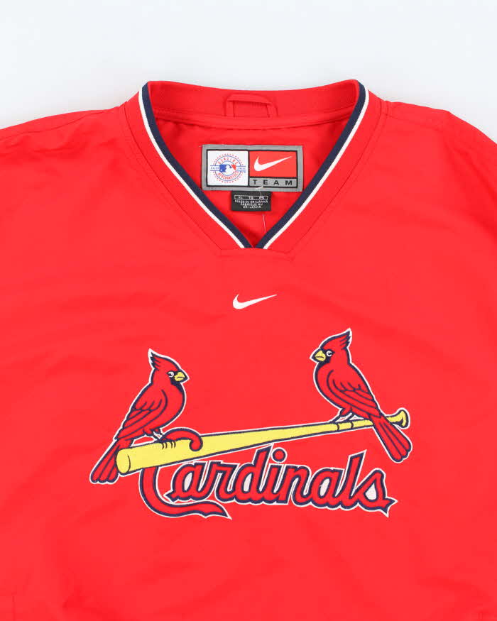 Vintage 90's Nike St Louis Cardinals MLB Pullover Windbreaker Jacket - XL