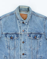 Vintage 80s Levi's Denim Button Up Jacket - M