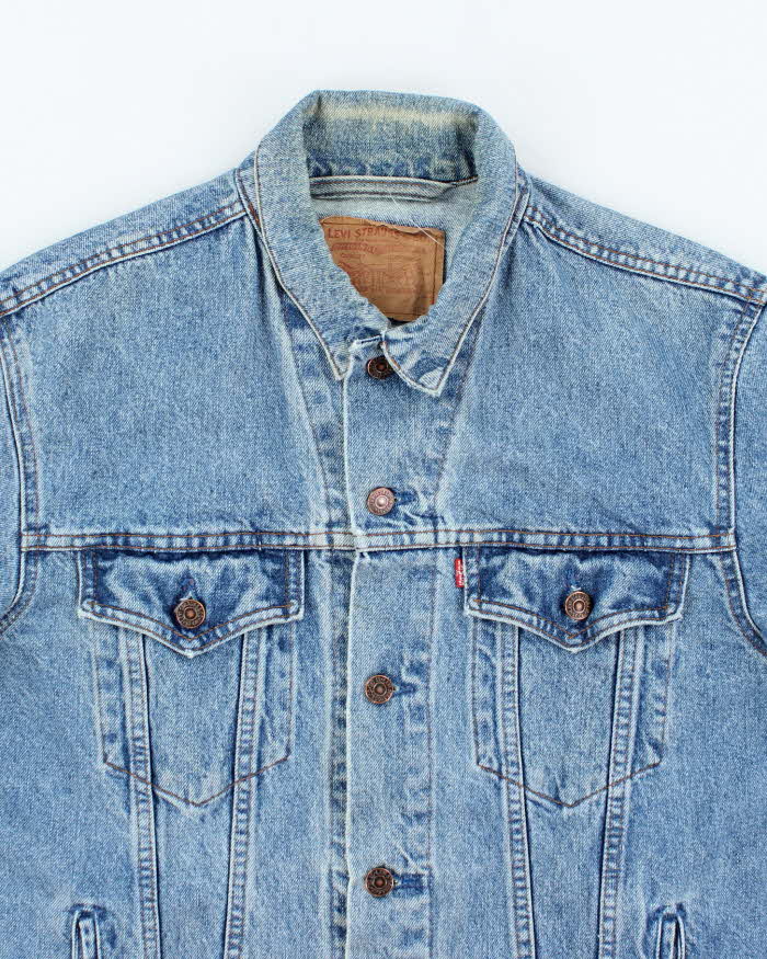 Vintage 80s Levi's Denim Button Up Jacket - M