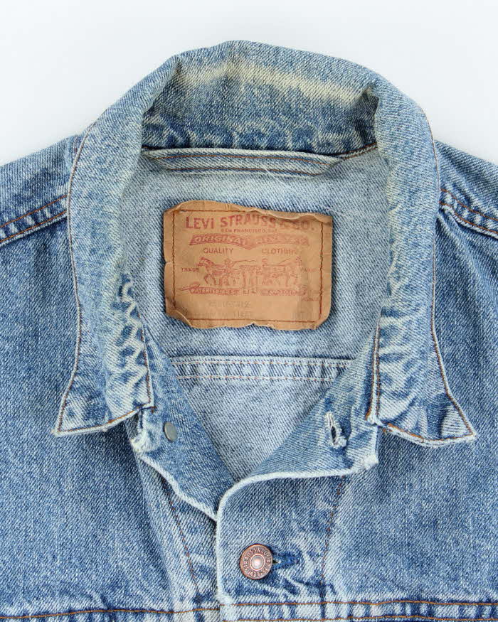Vintage 80s Levi's Denim Button Up Jacket - M