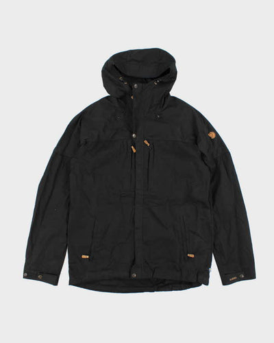 Vintage Fjall Raven Dry Waxed Hooded Anorak Jacket - XL