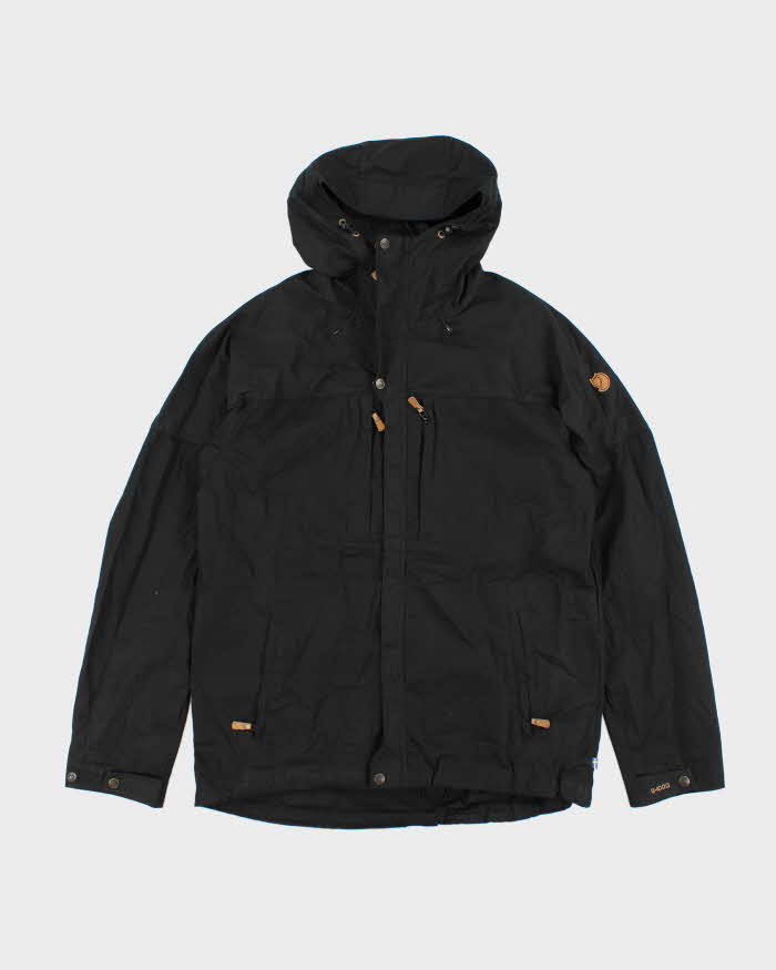 Vintage Fjall Raven Dry Waxed Hooded Anorak Jacket - XL