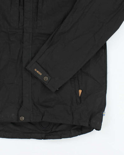 Vintage Fjall Raven Dry Waxed Hooded Anorak Jacket - XL