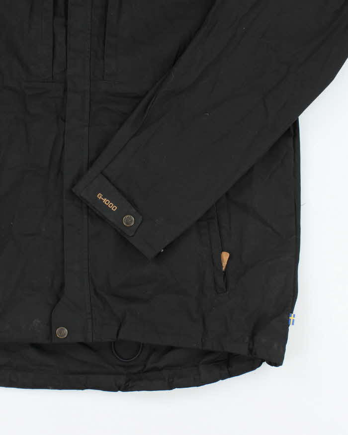 Vintage Fjall Raven Dry Waxed Hooded Anorak Jacket - XL