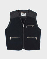 Vintage Y2K Iceberg Two Tone Wool Blend Gilet - L