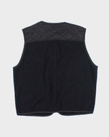 Vintage Y2K Iceberg Two Tone Wool Blend Gilet - L