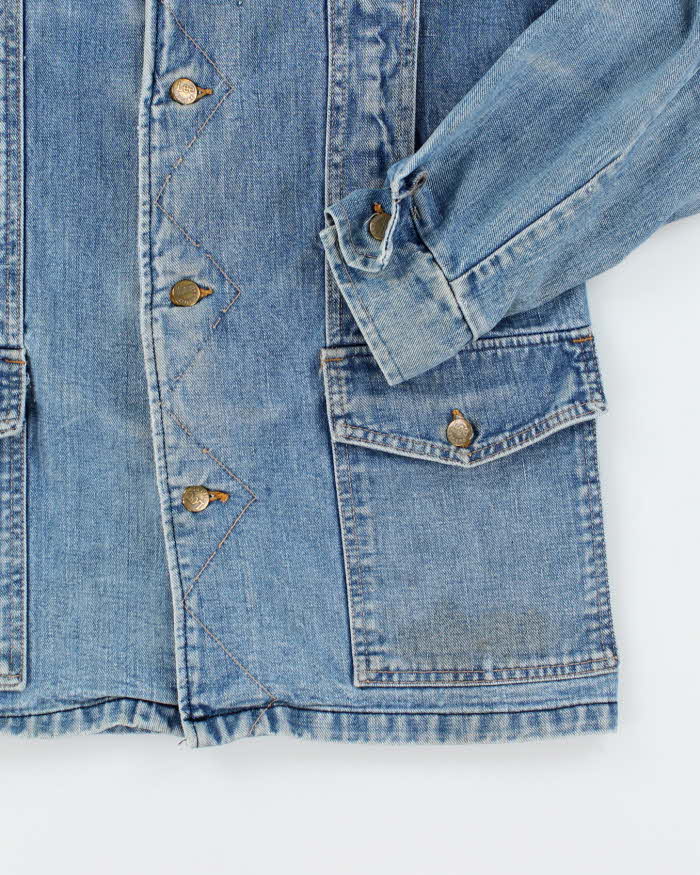 Vintage 70's Lee Strom Rider Heavyweight Medium Wash Denim Jacket - L