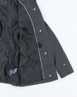 Tommy Hilfiger Navy Waxed Zip Up Jacket- XS