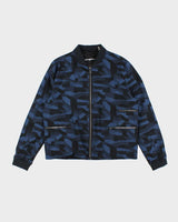 Vintage Karl Lagerfeld Lightweight Patterned Bomber Jacket - L