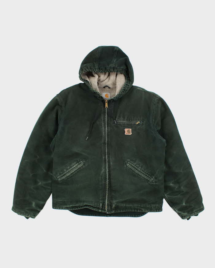 Vintage 90's Carhartt Heavyweight Lined Faded Active Jacket - L