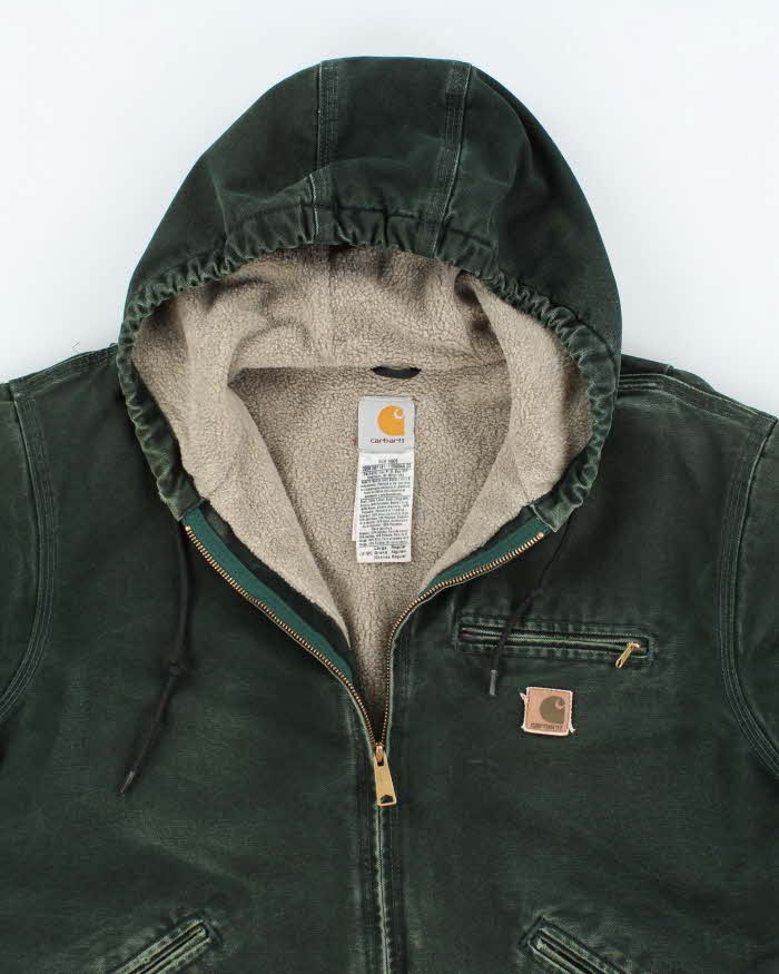 Vintage 90's Carhartt Heavyweight Lined Faded Active Jacket - L