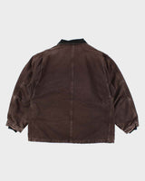Vintage 90's Carhartt Heavyweight Double Panelled Workwear Jacket - XXL