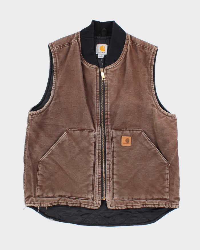 Vintage Carhartt Faded Workwear Gilet - M