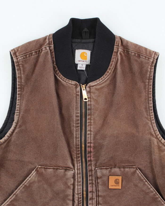 Vintage Carhartt Faded Workwear Gilet - M