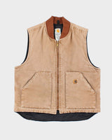Vintage Carhartt Faded Insulated Workwear Gilet - L