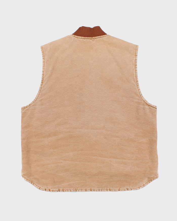 Vintage Carhartt Faded Insulated Workwear Gilet - L