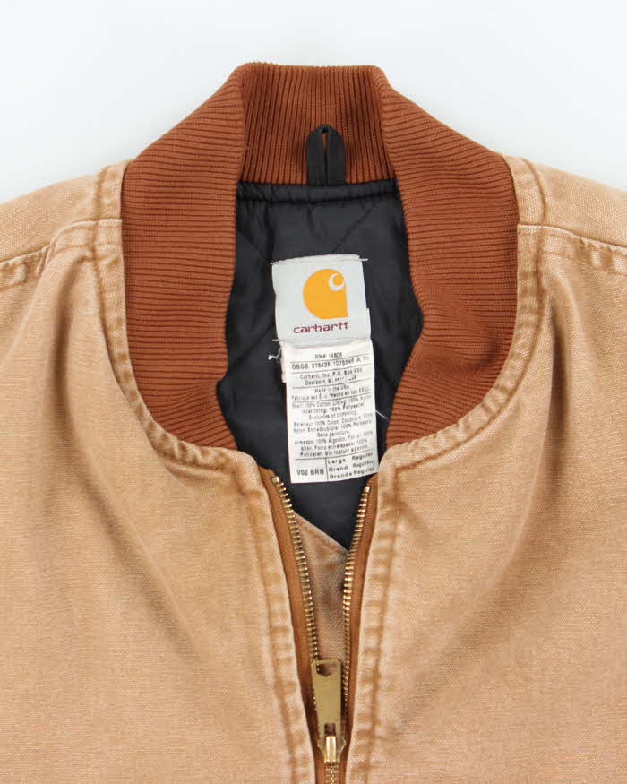 Vintage Carhartt Faded Insulated Workwear Gilet - L