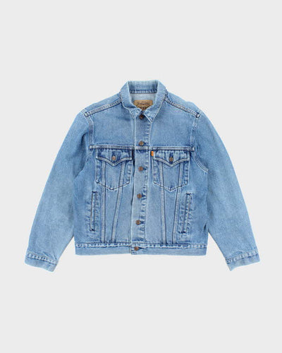 Vintage 80's Levi's Orange Tab Light Wash Denim Jacket - M