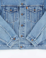 Vintage 80's Levi's Orange Tab Light Wash Denim Jacket - M