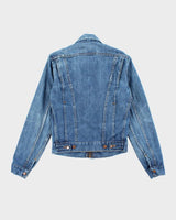 Vintage 80's Lee Medium Wash Denim Trucker Jacket - S