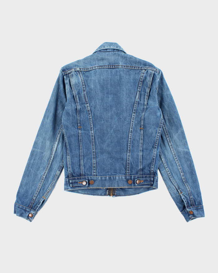 Vintage 80's Lee Medium Wash Denim Trucker Jacket - S