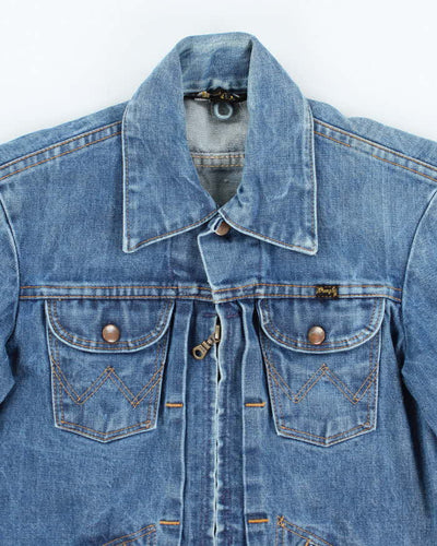 Vintage 80's Lee Medium Wash Denim Trucker Jacket - S