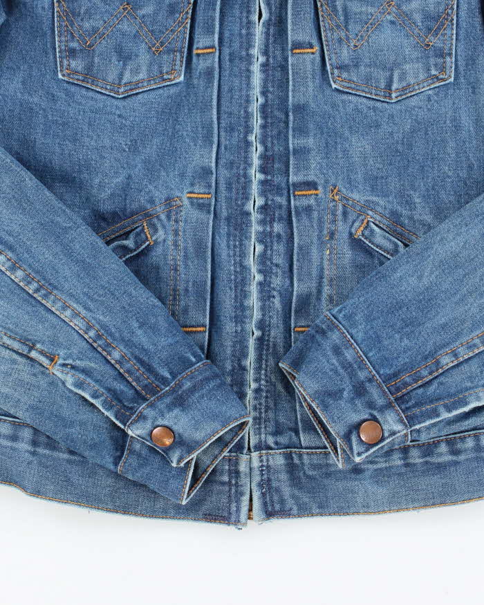 Vintage 80's Lee Medium Wash Denim Trucker Jacket - S