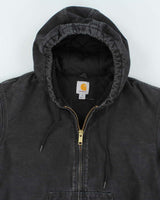 Vintage Carhartt Heavyweight Insulated Hooded Active Jacket - M