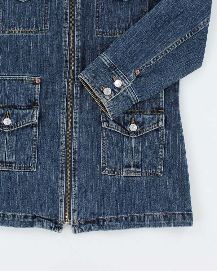 Vintage 00s Levi's Zip-up Denim Jacket - M