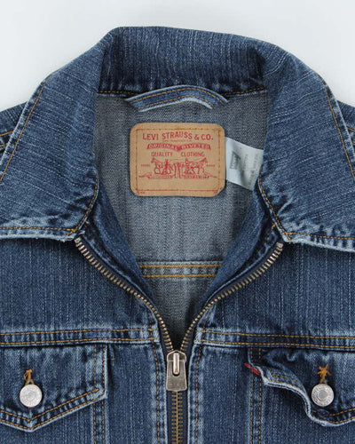 Vintage 00s Levi's Zip-up Denim Jacket - M